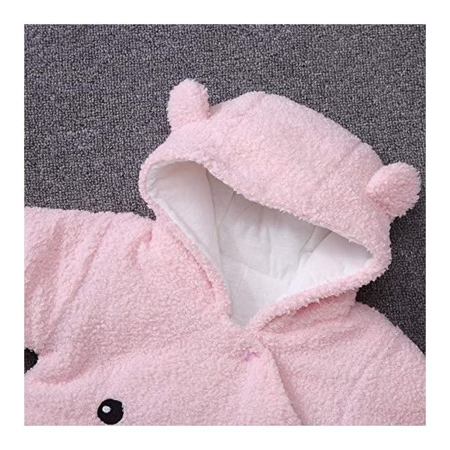 Combinezon roz plusat - teddy (marime disponibila: 6-9 luni (marimea 19 incaltaminte)) md059-4.6-9 luni
