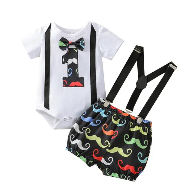 Costumas cu body pentru baietei - mustache (marime disponibila: 3-6 luni (marimea 18 incaltaminte)) lit0031.3-6 luni (marimea 18 incaltaminte)