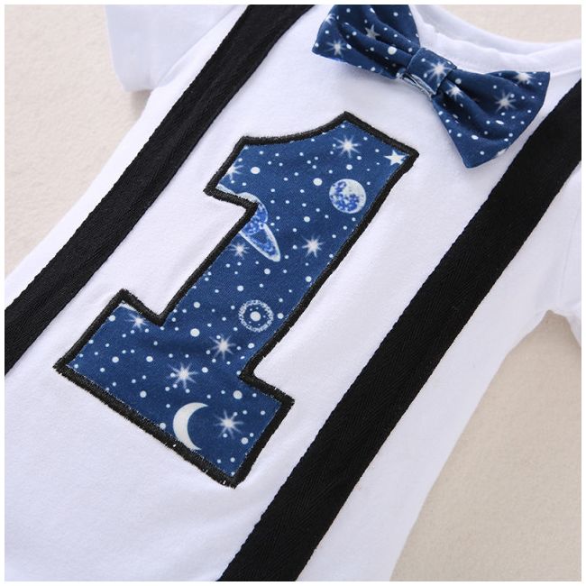 Costumas cu body pentru baietei - stars (marime disponibila: 0-3 luni) adt0025-1.0-3 luni