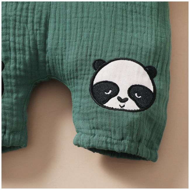 Costumas pentru baietei cu salopeta - panda (marime disponibila: 18-24 luni) lirz229-dg.18-24 luni