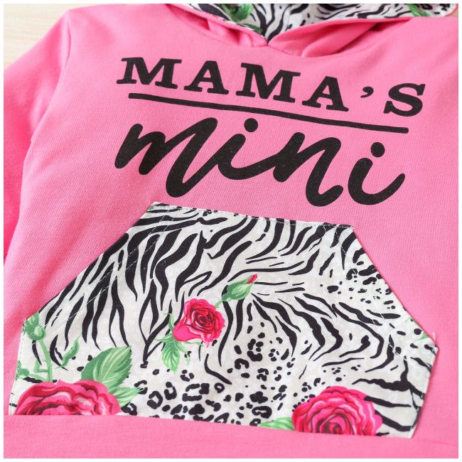 Compleu cu hanorac pentru fetite - mama's mini (marime disponibila: 2 ani) mdwhm065-de3.2 ani