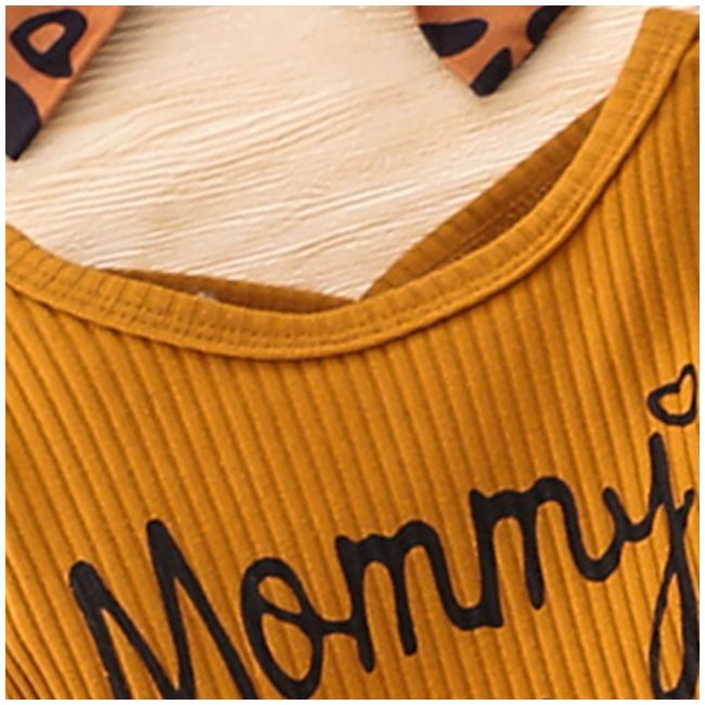 Compleu maro pentru fetite - mommy's little girl (marime disponibila: 6-9 luni (marimea 19 incaltaminte)) mbwhm085-3-r2.6-9 luni (marimea 19 incaltaminte)