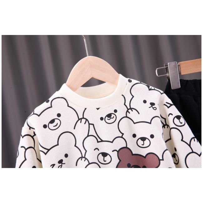Compleu pentru baietei - happy teddy (marime disponibila: 9-12 luni (marimea 20 incaltaminte)) adddtz18-1.9-12 luni (marimea 20 incaltaminte)