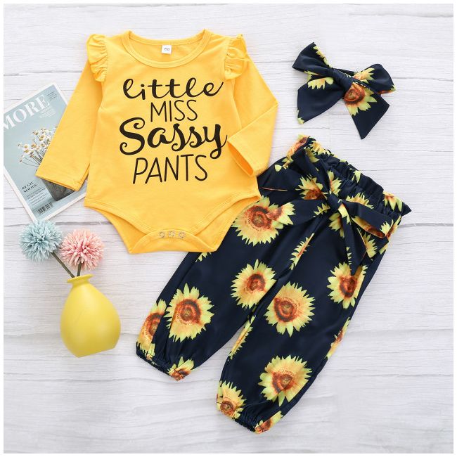 Compleu pentru fetite - flower miss sassy (marime disponibila: 6-9 luni (marimea 19 incaltaminte)) mbs1282-cd.6-9 luni (marimea 19 incaltaminte)