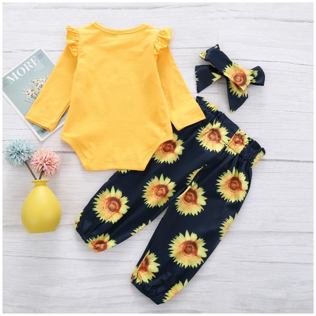 Compleu pentru fetite - flower miss sassy (marime disponibila: 6-9 luni (marimea 19 incaltaminte)) mbs1282-cd.6-9 luni (marimea 19 incaltaminte)