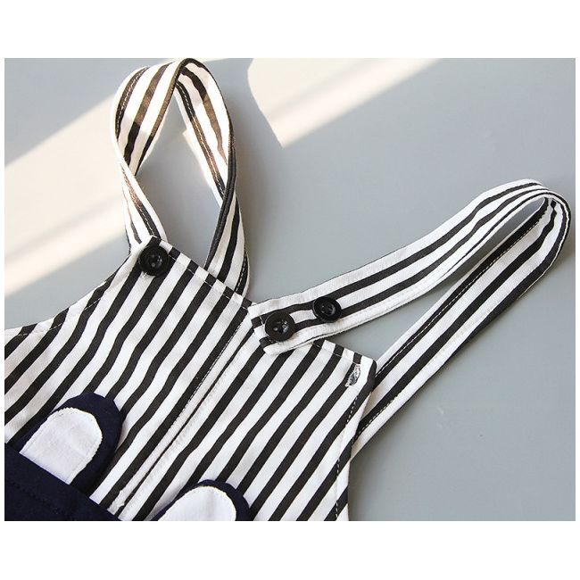 Costumas pentru baietei cu tricou si salopeta - pisicuta (marime disponibila: 2 ani) mdfsb17-de3.2 ani