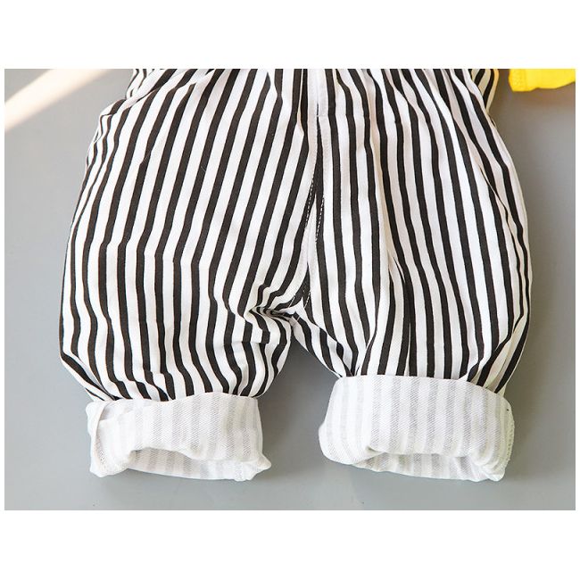 Costumas pentru baietei cu tricou si salopeta - pisicuta (marime disponibila: 2 ani) mdfsb17-de3.2 ani