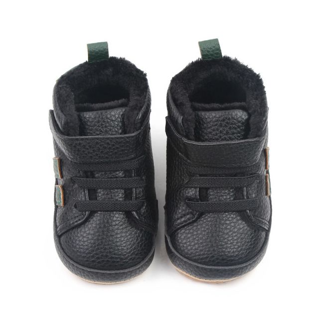 Ghetute negre imblanite pentru baietei (marime disponibila: 3-6 luni (marimea 18 incaltaminte)) mbd2752-4-sa3.3-6 luni (marimea 18 incaltaminte)