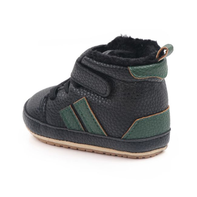Ghetute negre imblanite pentru baietei (marime disponibila: 3-6 luni (marimea 18 incaltaminte)) mbd2752-4-sa3.3-6 luni (marimea 18 incaltaminte)