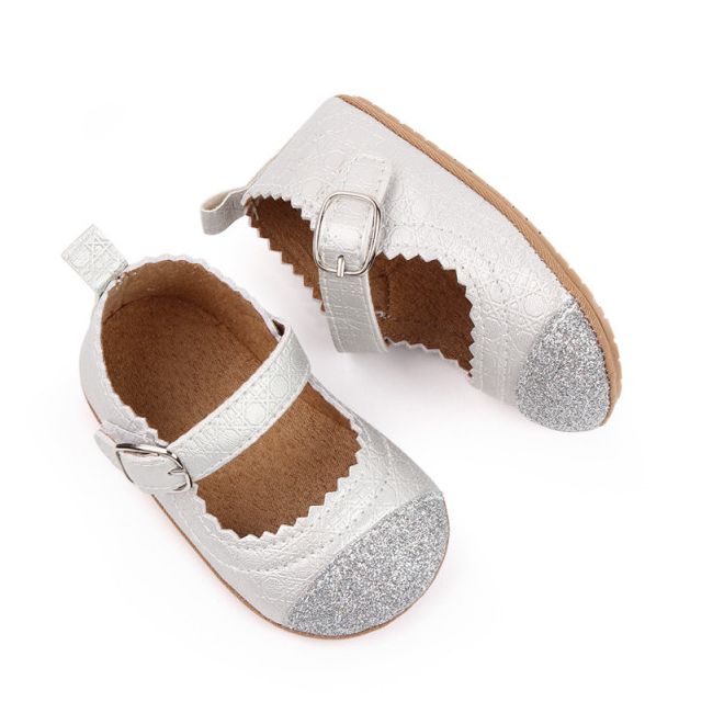 Pantofiori argintii - sclipici LID2770-2-SA4