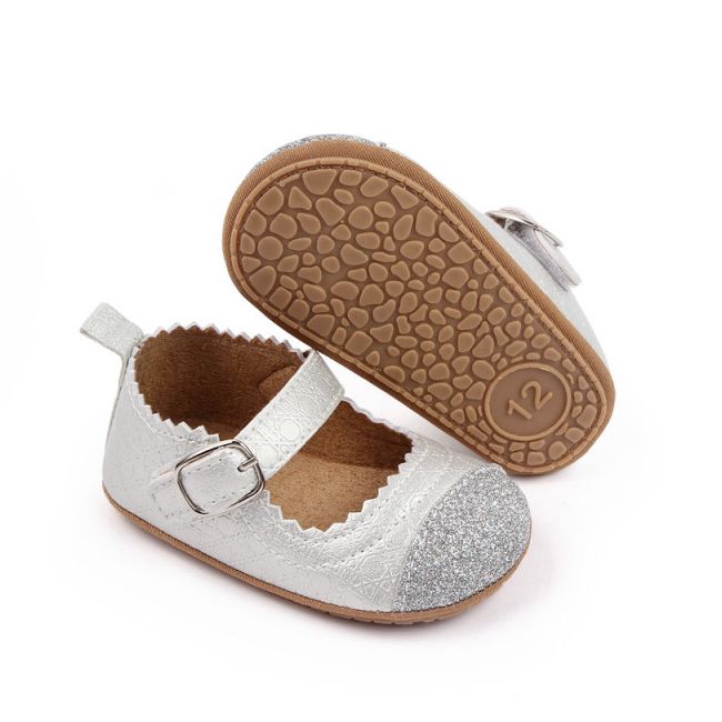 Pantofiori argintii - sclipici LID2770-2-SA4