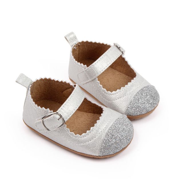 Pantofiori argintii - sclipici LID2770-2-SA4