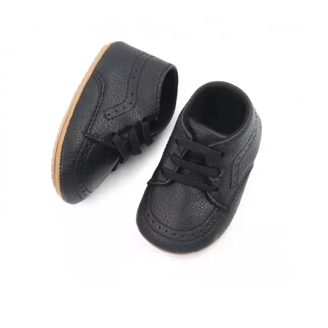 Pantofiori negri eleganti pentru baietei (marime disponibila: 6-9 luni (marimea 19 incaltaminte)) mdd2753-4-sa3.6-9 luni (marimea 19 incaltaminte)