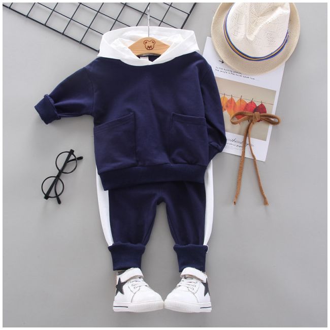 Trening bleumarine pentru bebelusi - mountain bear (marime disponibila: 2 ani) mbxh-f-3-dg.2 ani