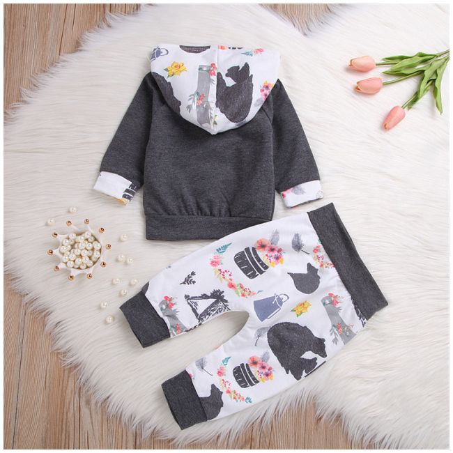 Trening gri pentru bebelusi - bear garden (marime disponibila: 6-9 luni (marimea 19 incaltaminte)) mbk0325-4-de.6-9 luni (marimea 19 incaltaminte)