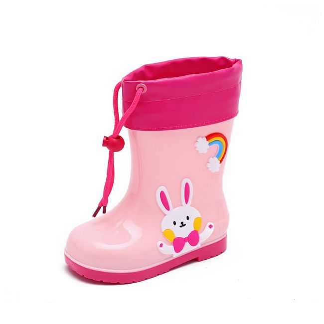 Cizme de cauciuc cu ciorap detasabil pentru copii - Bunny MD1903-8