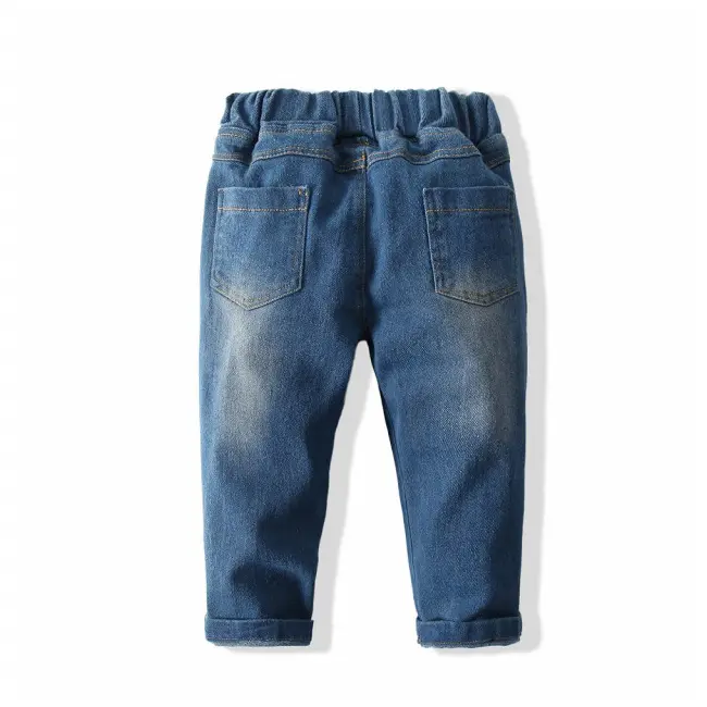 Costumas cu blugi si camasuta in carouri MBtz1172-j