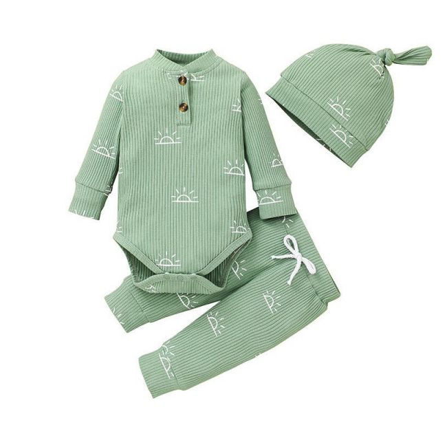 Costumas vernil pentru baietei - sunny (marime disponibila: 3-6 luni (marimea 18 incaltaminte)) adc1109-de4.3-6 luni (marimea 18 incaltaminte)