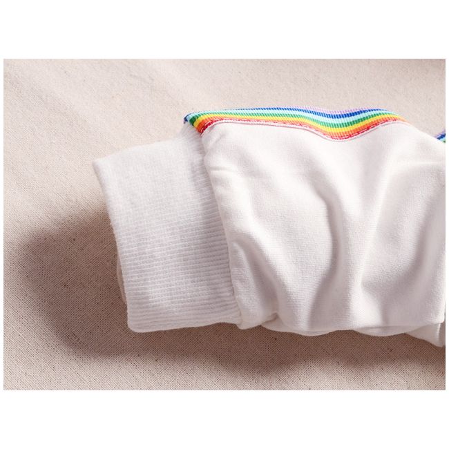 Trening alb cu negru - rainbow (marime disponibila: 9-12 luni (marimea 20 incaltaminte)) mbxh-f-11-dg2.9-12 luni (marimea 20 incaltaminte)