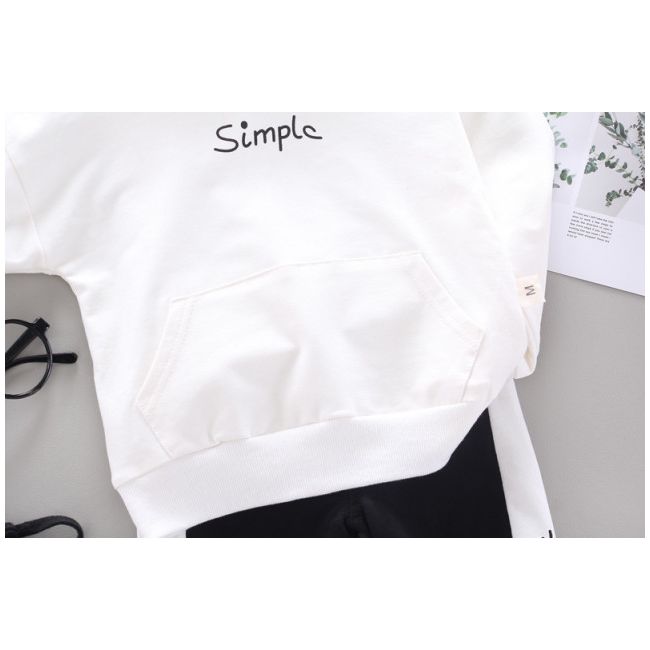 Trening alb cu negru pentru bebelusi - Simple MDXH-F-15-dg2