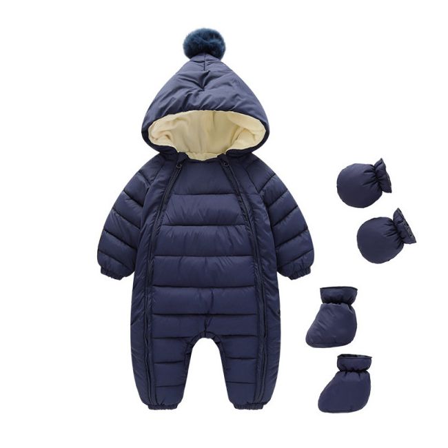 Combinezon bleumarine din fas pentru baietei - beny (marime disponibila: 3-6 luni (marimea 18 incaltaminte)) mb604-15.3-6 luni (marimea 18 incaltaminte)