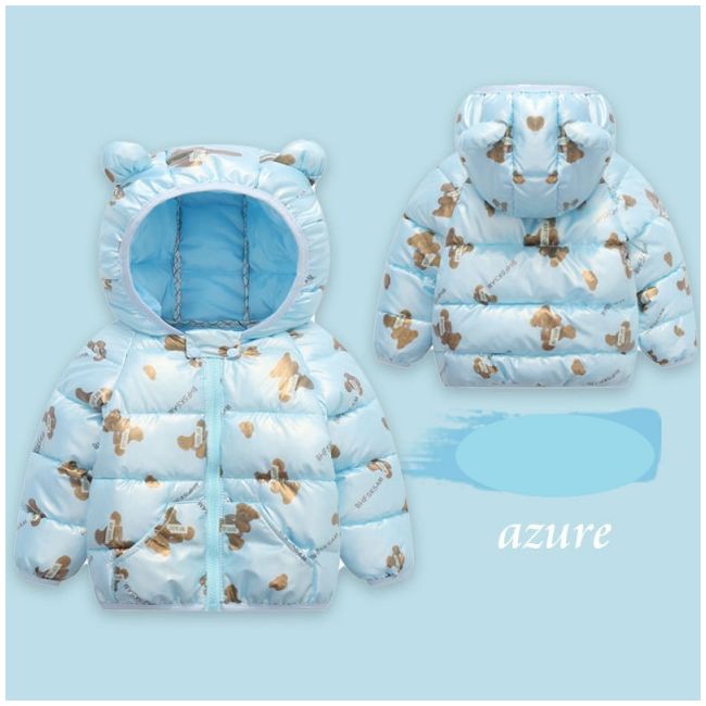 Geaca din fas bleu pentru copii - teddy (marime disponibila: 9-12 luni (marimea 20 incaltaminte)) mbtlyr05-4-sc.9-12 luni (marimea 20 incaltaminte)