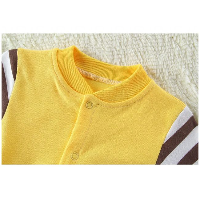 Salopeta galbena pentru bebelusi - giraffe (marime disponibila: 0-3 luni) adc1409-1-de.0-3 luni