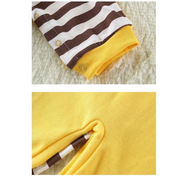 Salopeta galbena pentru bebelusi - giraffe (marime disponibila: 0-3 luni) adc1409-1-de.0-3 luni