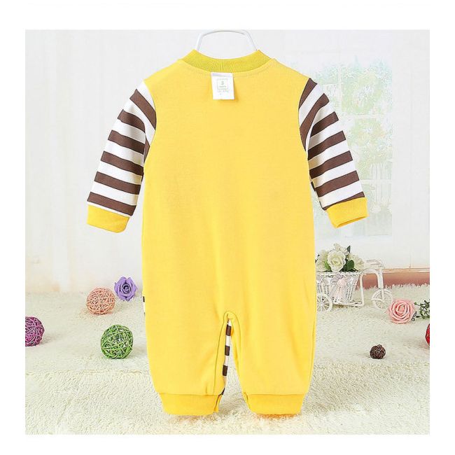 Salopeta galbena pentru bebelusi - giraffe (marime disponibila: 0-3 luni) adc1409-1-de.0-3 luni