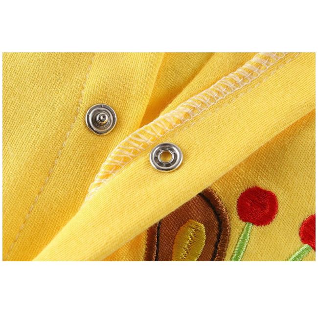 Salopeta galbena pentru bebelusi - giraffe (marime disponibila: 6-9 luni (marimea 19 incaltaminte)) adc1409-1-de.6-9 luni (marimea 19 incaltaminte)