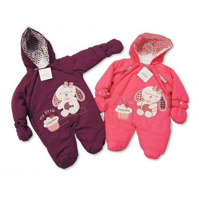 Combinezon bebelusi - My little cup cake (Culoare: Roz Ciclame, Marime Disponibila: Nou nascuti) - DKW2024-1503