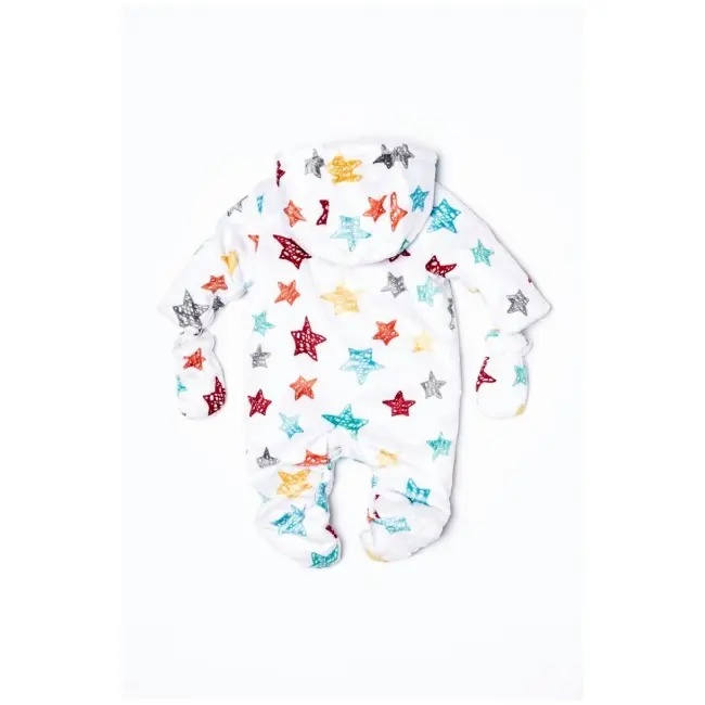 Combinezon plusat - Stelute multicolore (Marime Disponibila: Nou nascuti) - DKWZebra6