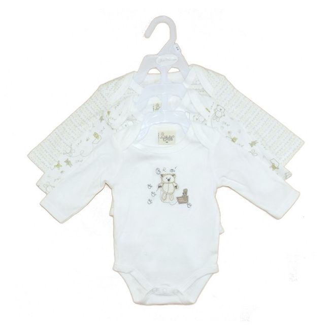 Set 3 body - bear - Hainute Bebelusi (Marime Disponibila: Nou nascuti) - DEA803BLS