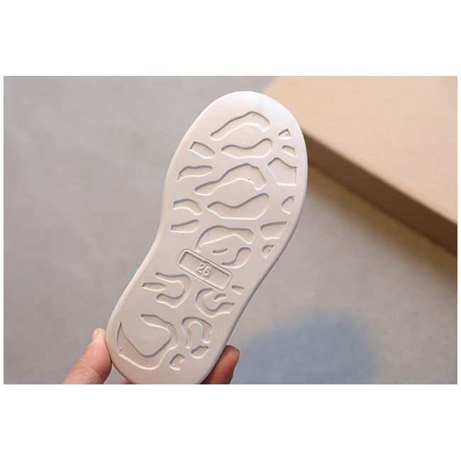 Adidasi albi cu rosu pentru copii (marime disponibila: marimea 25) mdyy-365-1-sa49.marimea 25