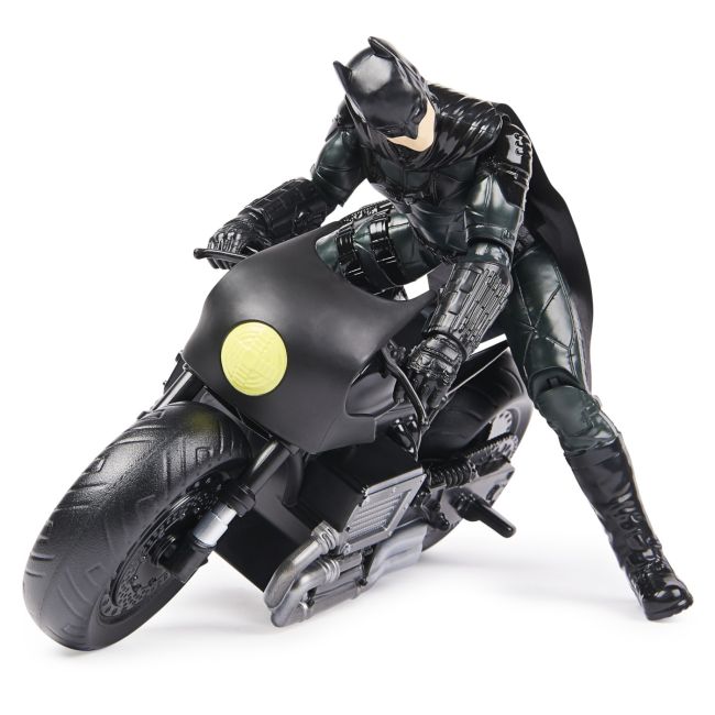 BATMAN FILM MOTOCICLETA LUI BATMAN SI FIGURINA BATMAN 30CM VIV6064712