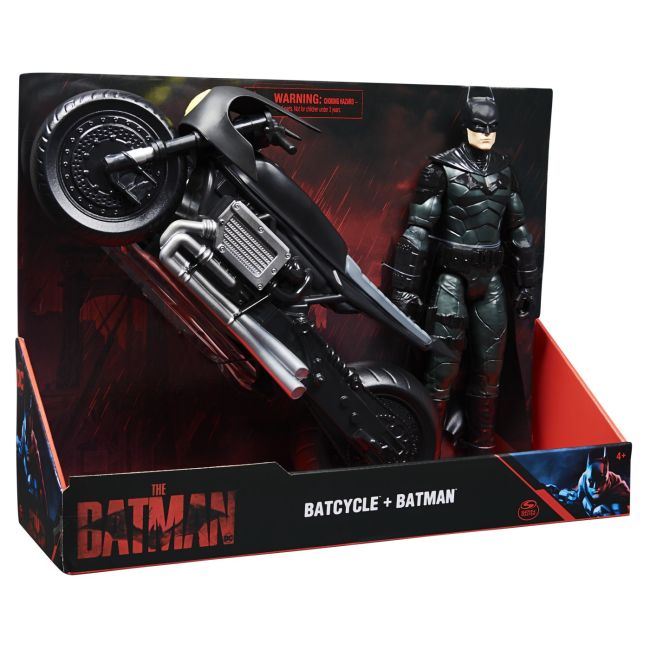 BATMAN FILM MOTOCICLETA LUI BATMAN SI FIGURINA BATMAN 30CM VIV6064712