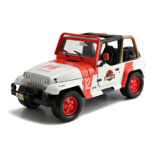 MASINUTA METALICA JURASSIC WORLD 1992 JEEP WRANGLER 1:24 VIV253253005