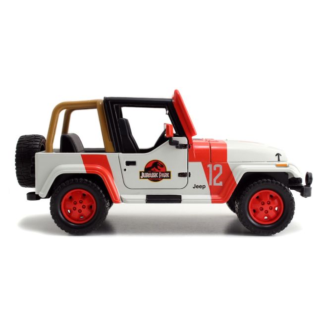 MASINUTA METALICA JURASSIC WORLD 1992 JEEP WRANGLER 1:24 VIV253253005