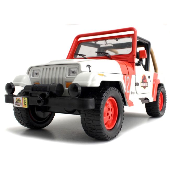 MASINUTA METALICA JURASSIC WORLD 1992 JEEP WRANGLER 1:24 VIV253253005