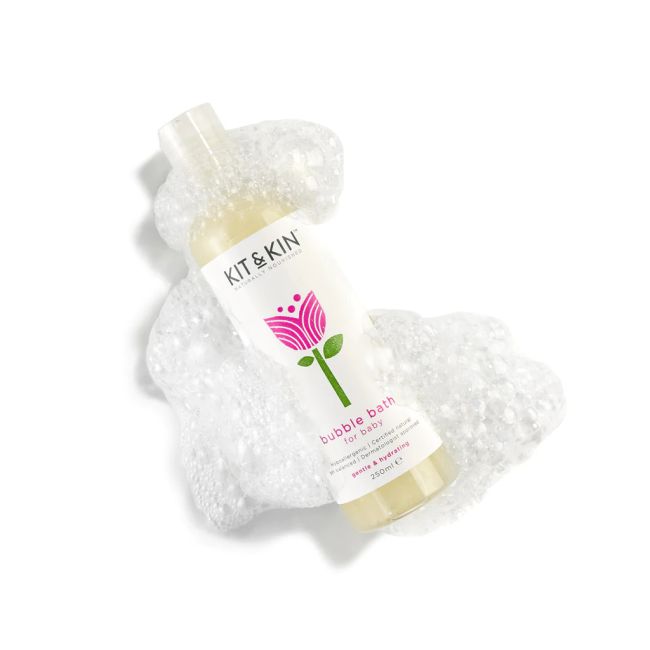 Spuma de baie naturala pentru bebelusi kit&kin 250ml tnakkbubblebath