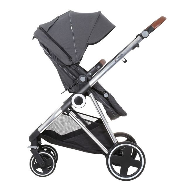 Babygo - carucior 3 in 1 halime  – cadru silver  bbbbgo-74112