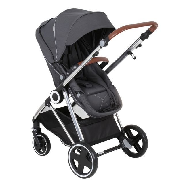 Babygo - carucior 3 in 1 halime  – cadru silver  bbbbgo-74112