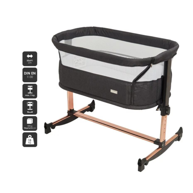 Babygo - patut co-sleeper vivaldi gold bbbbgo-4654