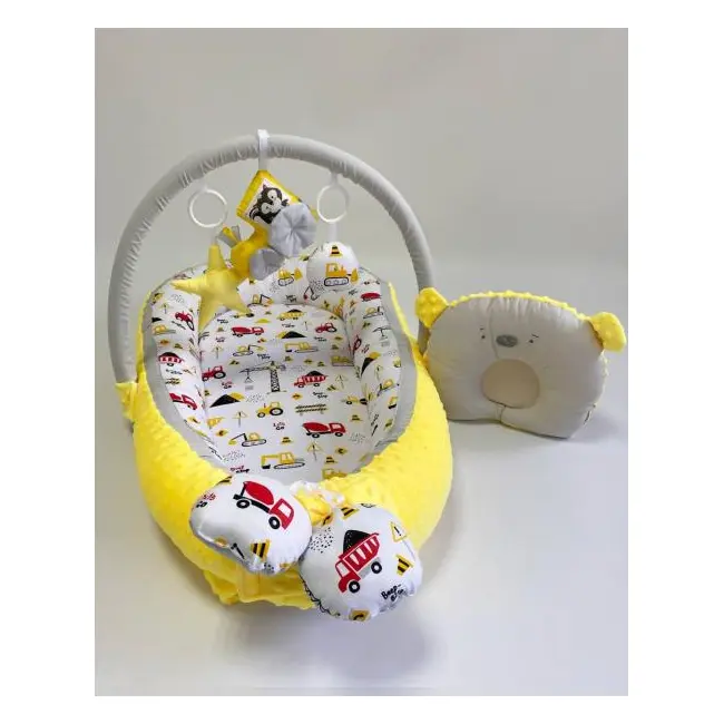 Babynest Plush MyKids 0119 Cars Yellow 00086382