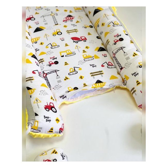 Babynest Plush MyKids 0119 Cars Yellow 00086382