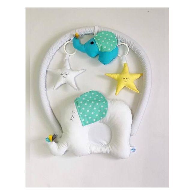 Babynest Plush MyKids 0154 Elephant Blue 00086387