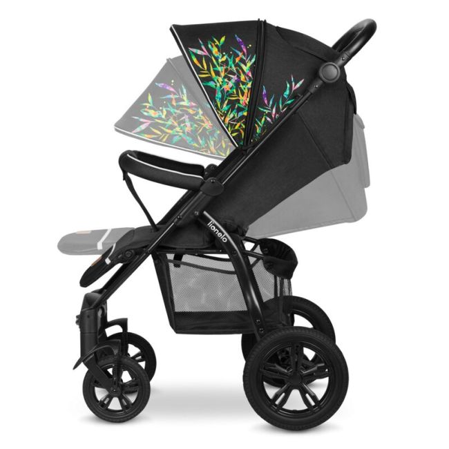 Lionelo - Carucior sport Annet Tour Dreamin, Editie Limitata, De la nastere, UPF 50+, Cu maner reglabil, Plasa de tantari, Suport biberon, Saculet pentru picioare, Pana la 22 kg, Negru BYNLO-ANNET_TOUR_DREAMIN