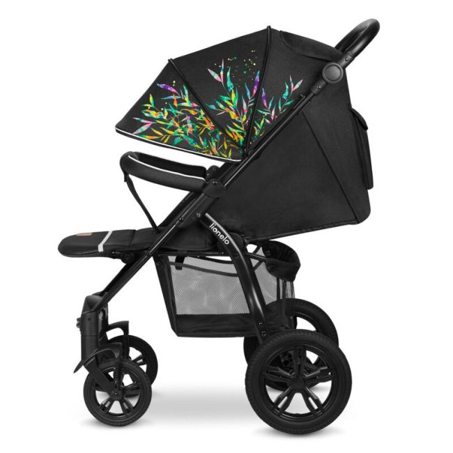 Lionelo - Carucior sport Annet Tour Dreamin, Editie Limitata, De la nastere, UPF 50+, Cu maner reglabil, Plasa de tantari, Suport biberon, Saculet pentru picioare, Pana la 22 kg, Negru BYNLO-ANNET_TOUR_DREAMIN