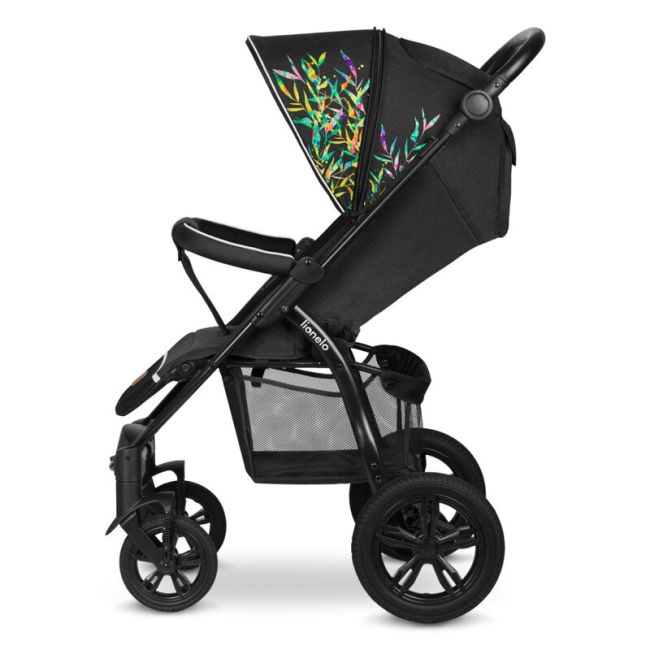 Lionelo - Carucior sport Annet Tour Dreamin, Editie Limitata, De la nastere, UPF 50+, Cu maner reglabil, Plasa de tantari, Suport biberon, Saculet pentru picioare, Pana la 22 kg, Negru BYNLO-ANNET_TOUR_DREAMIN