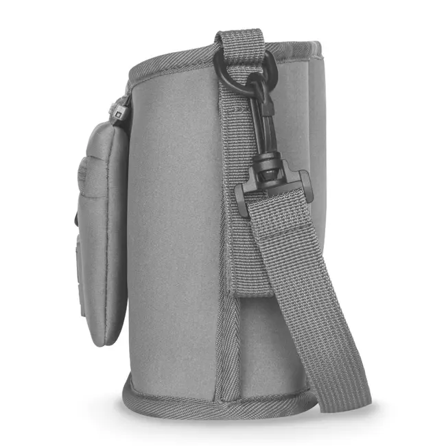 Lionelo - Geanta impermeabila pentru mamici si carucior, Little Cube, Cu 4 compartimente, Curea detasabila, Buzunar exterior detasabil, Gri BYNLO-LITTLE_CUBE_GREY